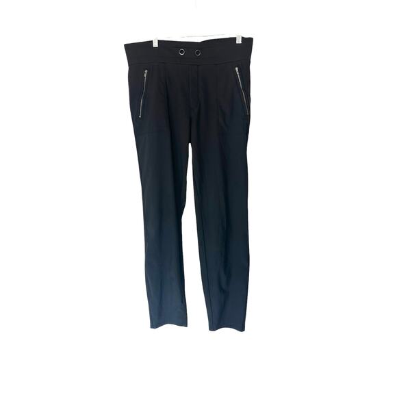 Athleta Black Basic Workout Athleisure Headlands Hybrid Jogger Pant Size 12 - Picture 1 of 12
